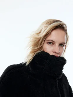 Mantel 'Jovi' (GRS) Schwarz -Armani Exchage Geschaft bf8d5f90a4718248497168c5c9cf7c9a