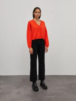 Strickjacke 'Etta' Rot