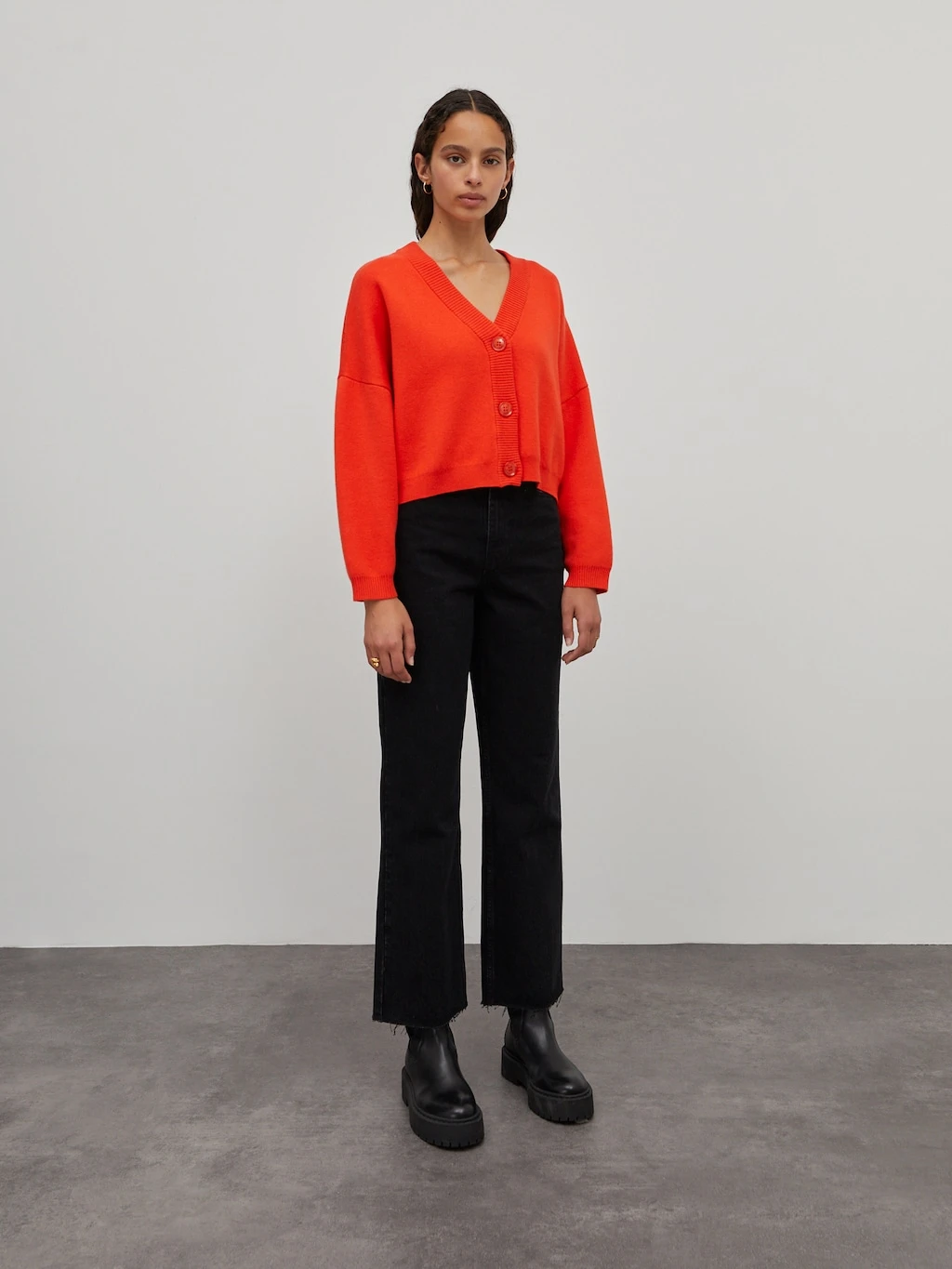 Strickjacke 'Etta' Rot 1 Strickjacke 'Etta' Rot