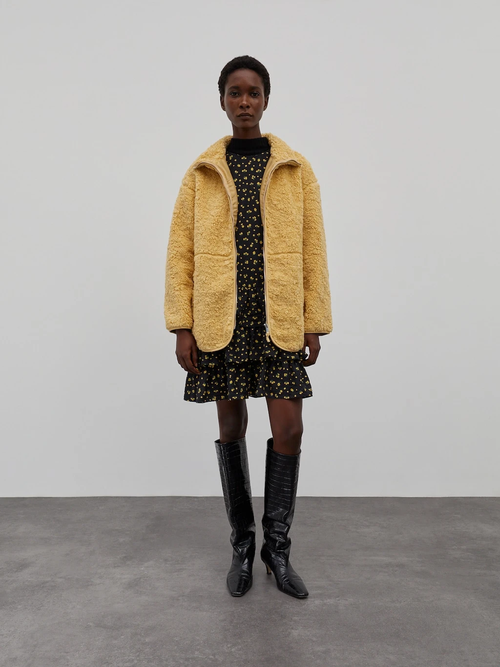 Jacke 'Delores' Senf 1 Jacke 'Delores' Senf