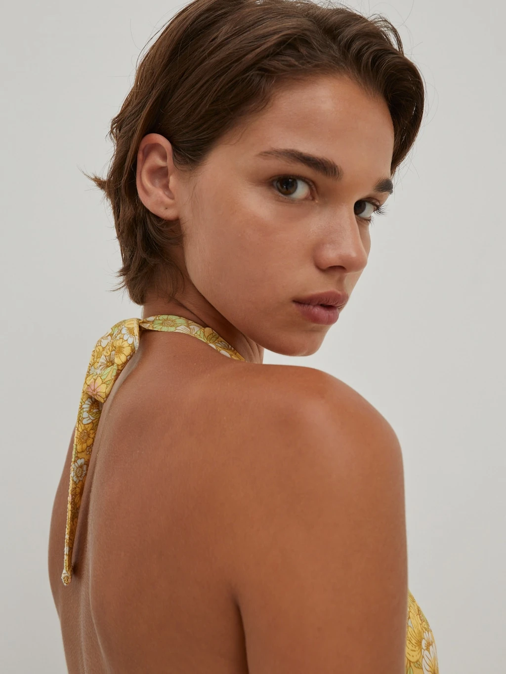 Bodytop 'Joyce' Gelb / Mischfarben 6 Bodytop 'Joyce' Gelb / Mischfarben – Bild 6