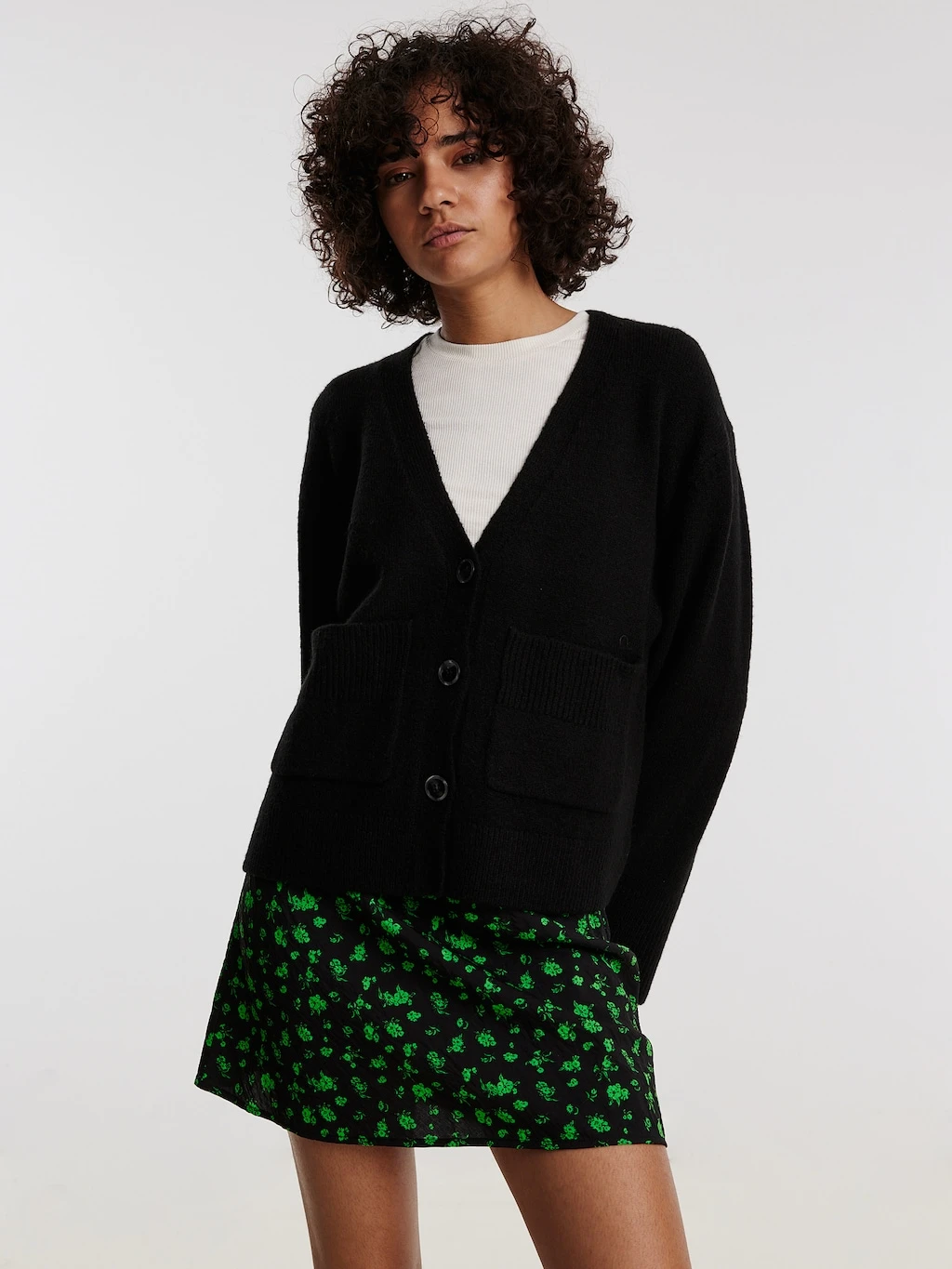 Strickjacke 'Carmi' Schwarz 2 Strickjacke 'Carmi' Schwarz – Bild 2