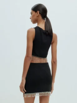 Top 'Mia' - (GRS) Schwarz -Armani Exchage Geschaft dbff45452e47027df7204f3012e9d081