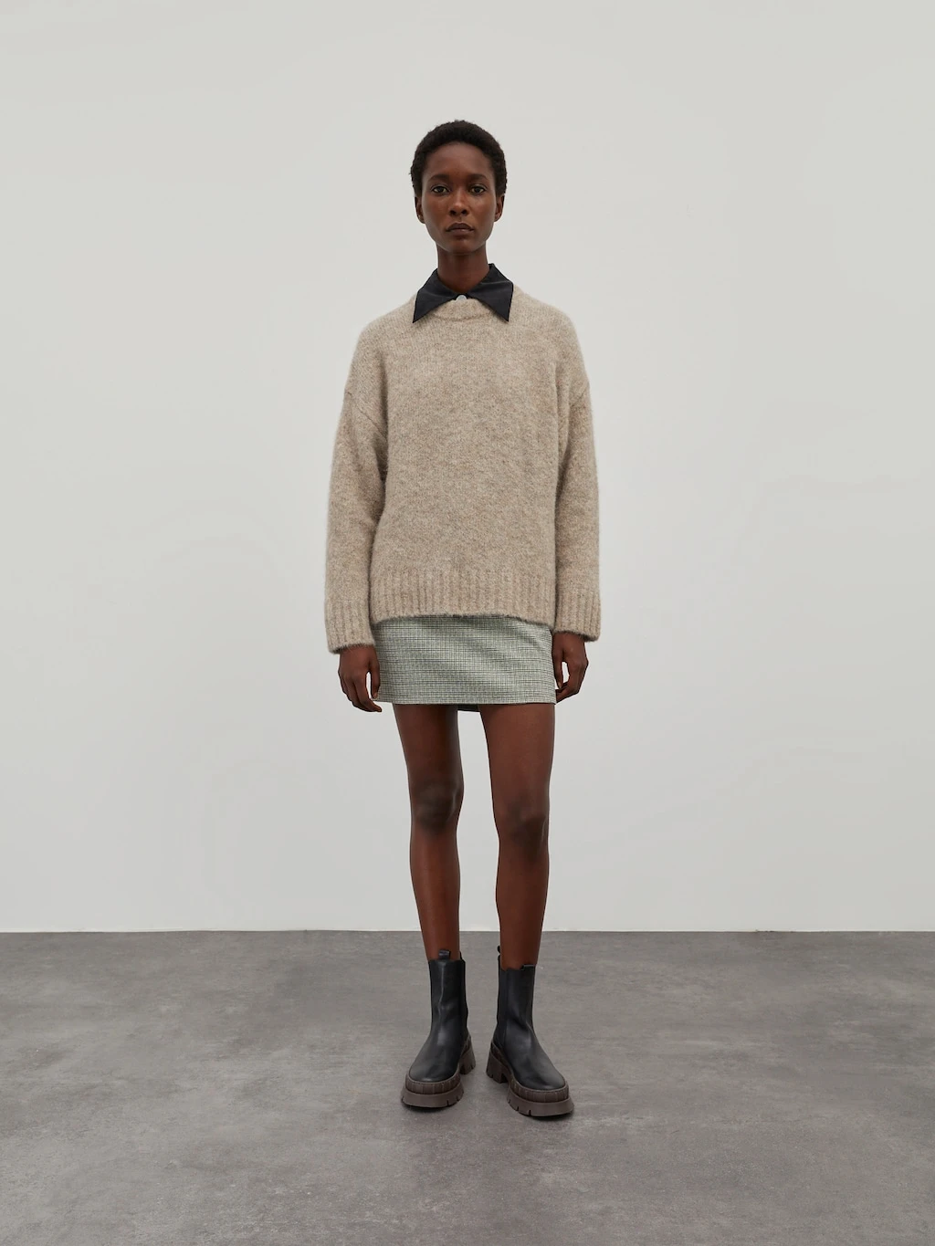 Pullover 'Elyse' Braunmeliert 1 Pullover 'Elyse' Braunmeliert