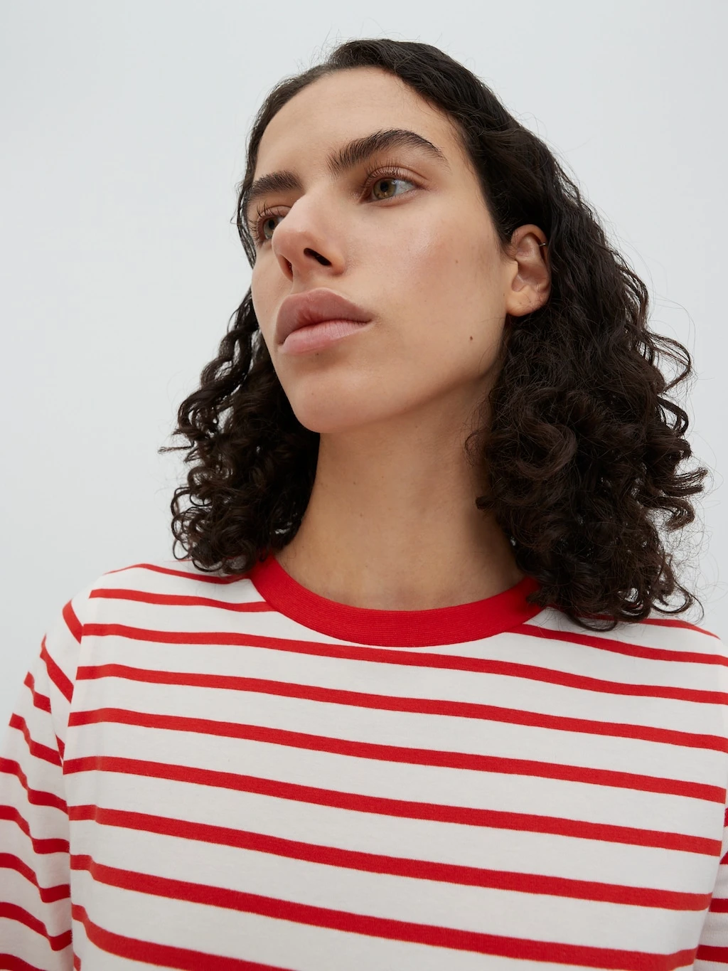 Shirt 'Pixie' Orange / Weiß 5 Shirt 'Pixie' Orange / Weiß – Bild 5