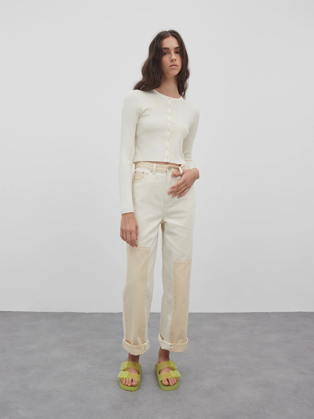 Strickjacke 'Irene' Hellbeige 1 Strickjacke 'Irene' Hellbeige