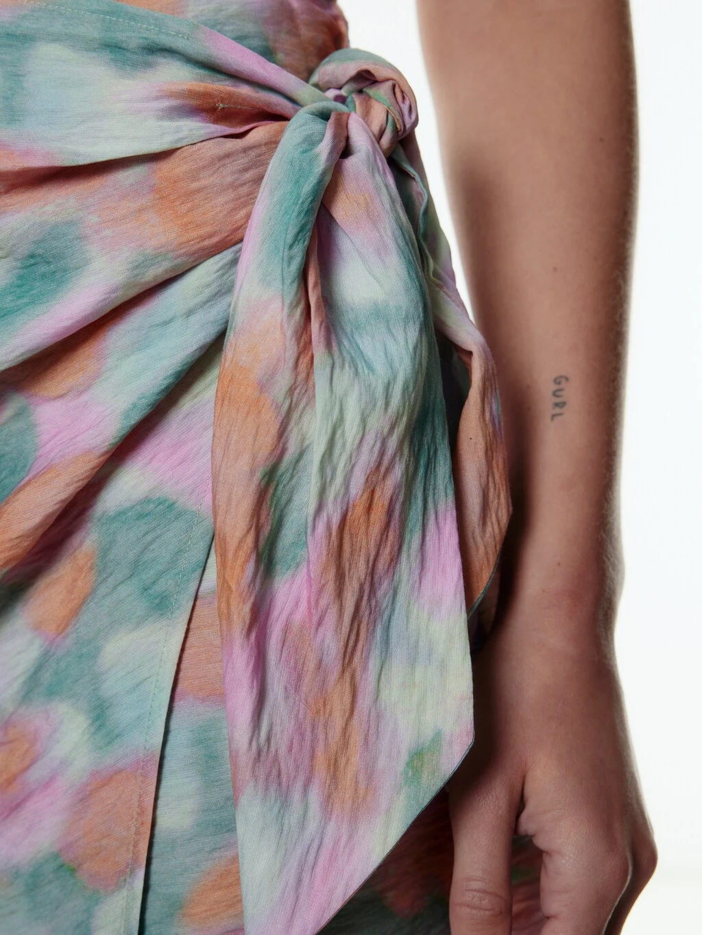 Rock 'Iris' Grün / Orange / Pink 4 Rock 'Iris' Grün / Orange / Pink – Bild 4