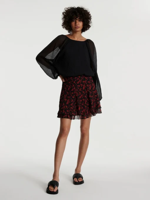 Rock 'Petunia' Mischfarben / Rot -Armani Exchage Geschaft ebadd8fc4cbd5aedb2154efe75c622c5