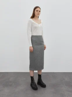 Longsleeve 'Meriem' Weiß