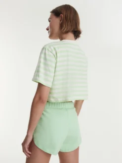 Shirt 'Devi' Grün / Weiß -Armani Exchage Geschaft f122d6bbfe0acaaf10b3d308fc2aa306