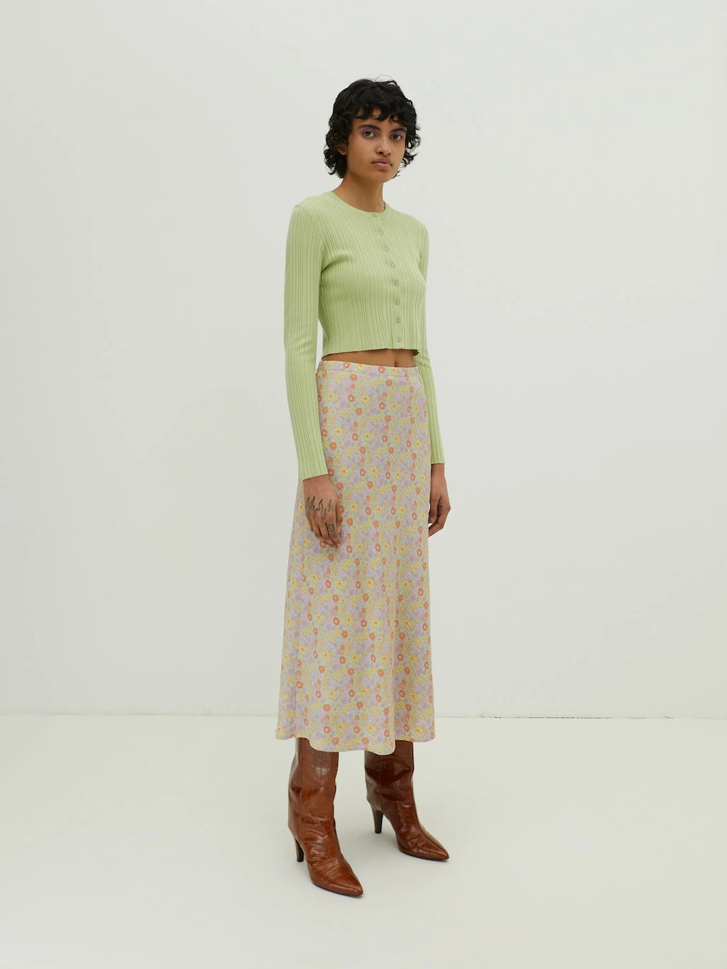 Rock 'Liddy' Hellblau / Mischfarben 1 Rock 'Liddy' Hellblau / Mischfarben