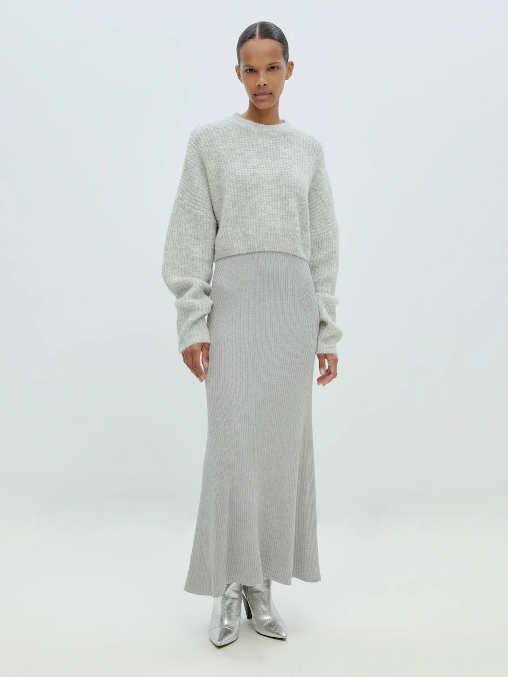 Pullover 'Yella' Graumeliert 1 Pullover 'Yella' Graumeliert