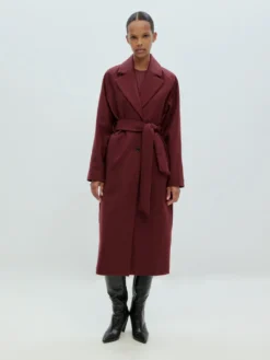 Mantel 'Cecilia' Burgunder