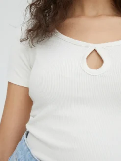 Shirt 'Ria' Hellgrau -Armani Exchage Geschaft f31e245a55e7b1761e5686707ac14af2